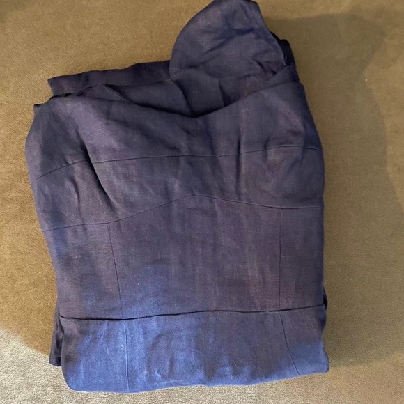 Reformation Belgium Linen Dress in Danube *NEW* - Picture 6 of 8